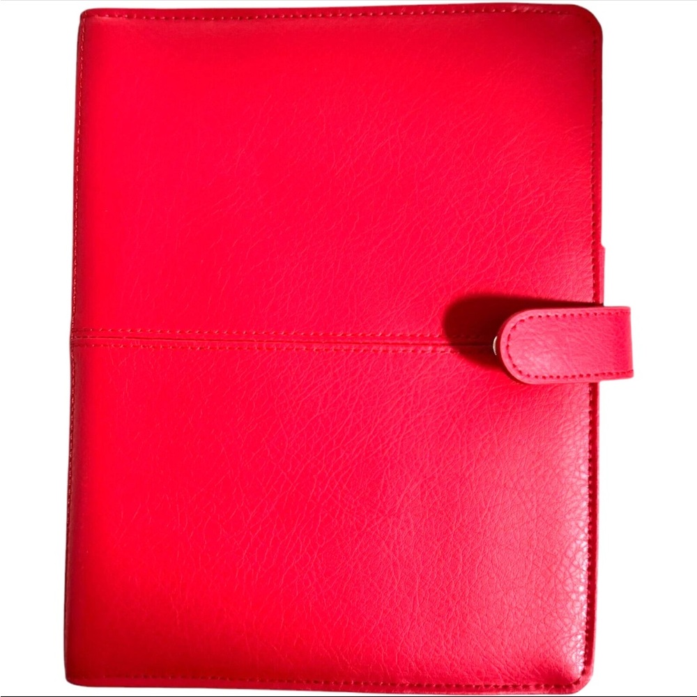 Franklin Covey Red Leather Card holder